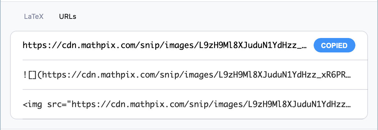 Image URL formats