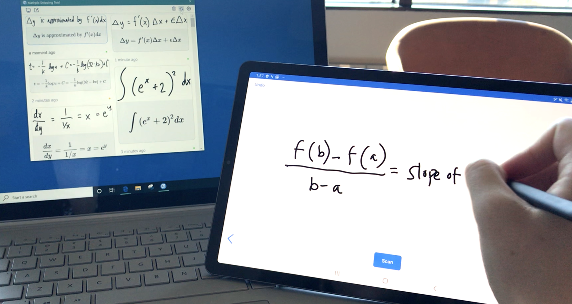 Draw math equations Inapp drawing supported on Mathpix apps