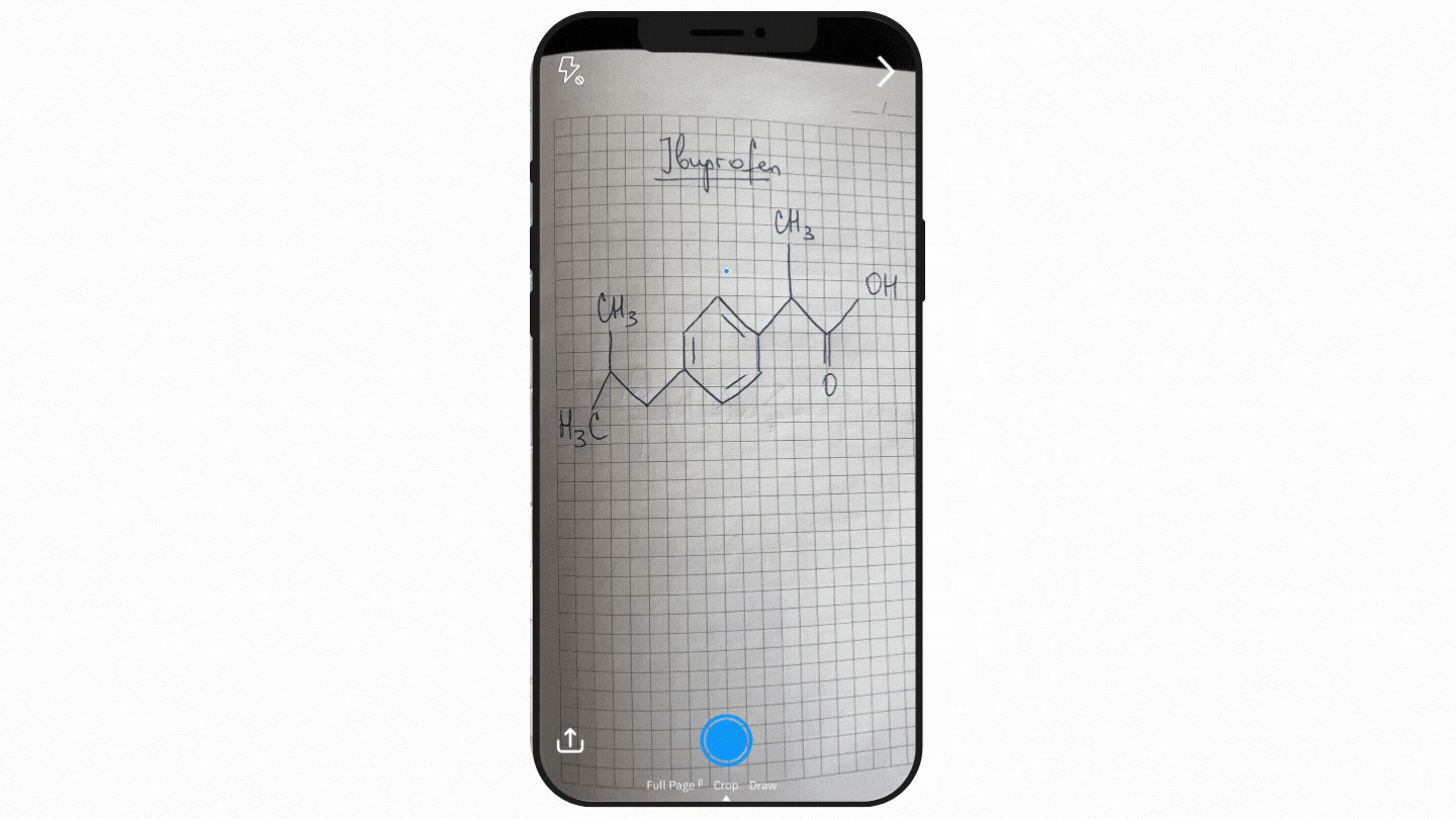 Convert images to ChemDraw on mobile