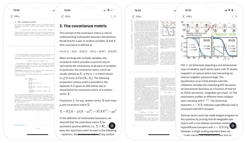 Read PDFs comfortably on your phone