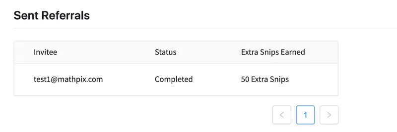 Completed referral