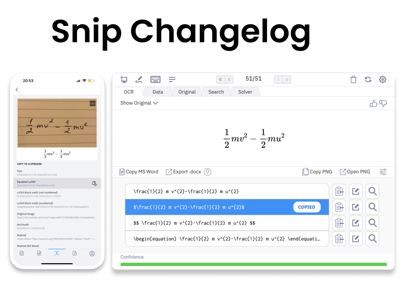 Snip Changelog