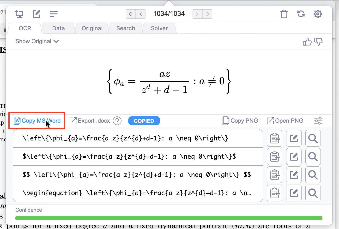 microsoft word equation circle and answer