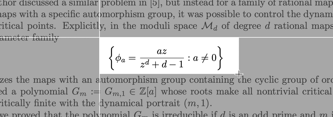 Snip your equation