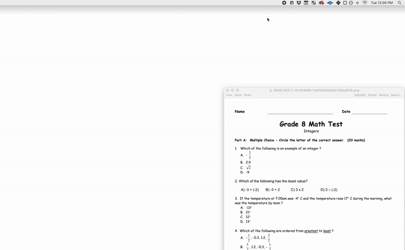 Using Snip to insert an equation into Microsoft Word