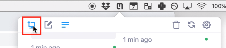 Click the screenshot button