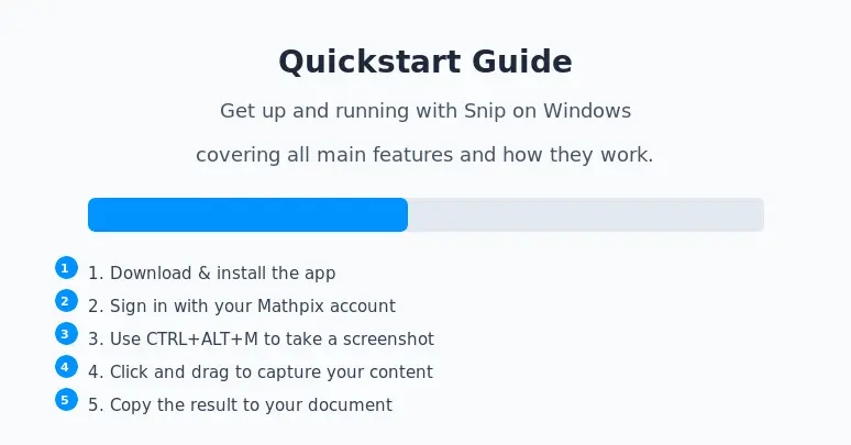Quickstart guide
